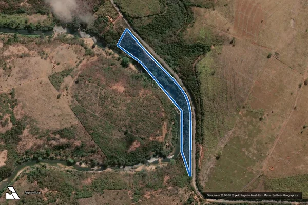 Imagem de satélite de Fazenda Penhora/Novo Bananal - Parte 1 em Rubelita - MG