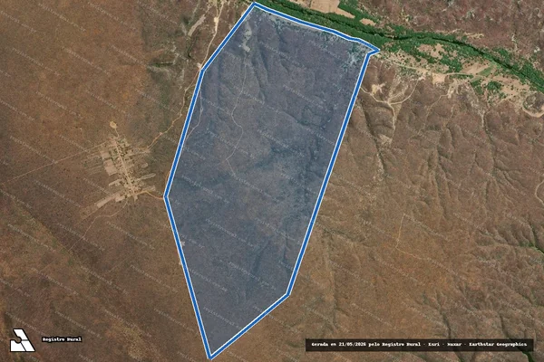 Imagem de satélite de FAZENDA SANTA TERESINHA - FAZENDA SANTA TERESINHA ? GLEBA 3 em São João do Piauí - PI