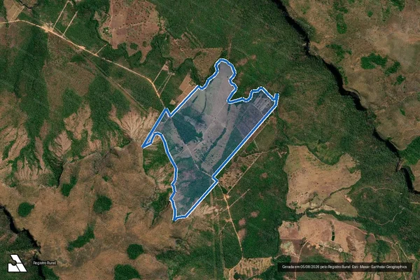 Imagem de satélite de Lote 06, Parte Desmembrada do Lote 07, do Loteamento Vão do Lajeado - Parte 1 em Lajeado - TO