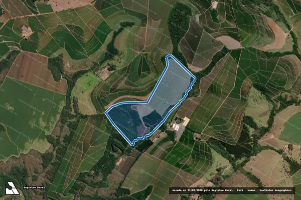 Imagem de satélite de Fazenda Patos - Parte 2 em Serra do Salitre - MG