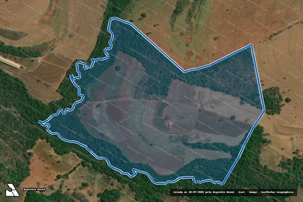 Imagem de satélite de FAZENDA CHÁCARA DA BOA VISTA - 001 em Monte Alegre de Minas - MG