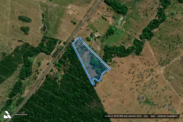 Imagem de satélite de FAZENDA SANTA ROSA - 03 em Ananás - TO