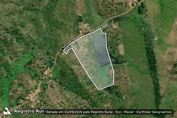 Imagem de satélite de Fazenda São Sebastião / Parcela 1