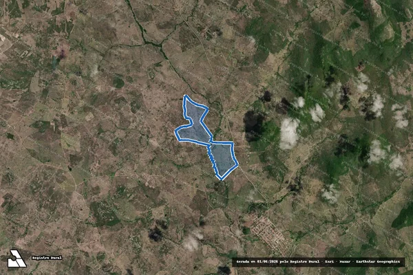 Imagem de satélite de FAZENDAS REUNIDAS INVERNADA / Parte 1 em Santo Estêvão - BA