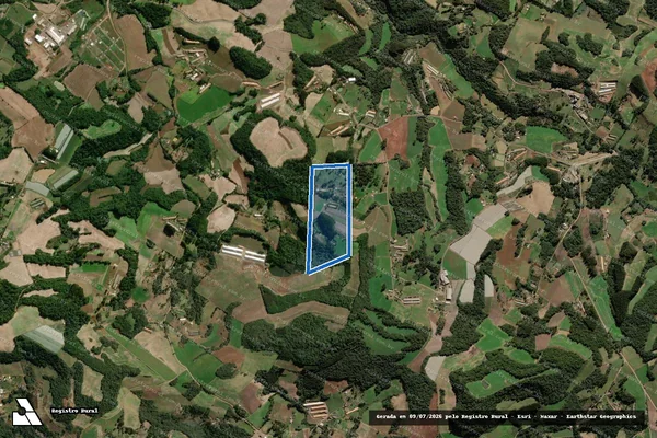 Imagem de satélite de SÍTIO MIGLIORANZA - Matrícula 19.640 em Videira - SC