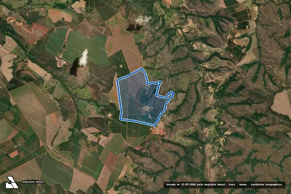 Imagem de satélite de Fazenda Buriti e Santo Inácio - lugar Limpo - 001 em Coromandel - MG