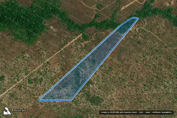 Imagem de satélite de FAZENDA PARAÍSO - Parte 2 em Darcinópolis - TO