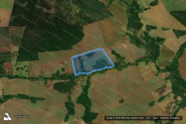 Imagem de satélite de Fazenda Formosa Área 02 - Gleba 1 em Campo Grande - MS