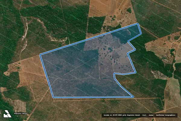 Imagem de satélite de Fazenda Maia - Parte Remanescente em Peixe - TO