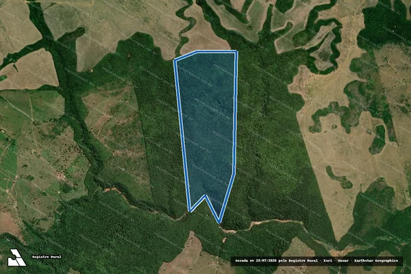 Imagem de satélite de Fazenda MM - Parte 1 em Açailândia - MA