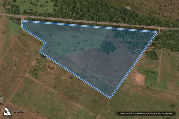 Imagem de satélite de FAZENDA TAUM - Gleba 02 em São Miguel do Araguaia - GO