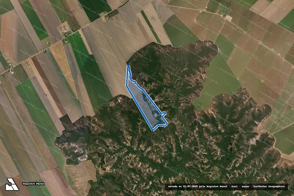 Imagem de satélite de FAZENDA MUNDO NOVO - Parte 1 - Parcela 1 em Chapada Gaúcha - MG