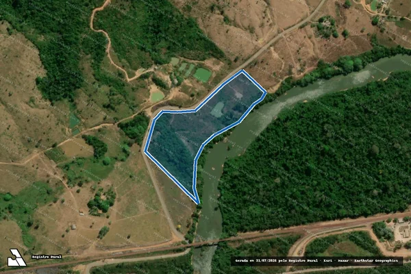 Imagem de satélite de FAZENDA JM - PARCELA 02 em Parauapebas - PA