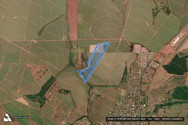 Imagem de satélite de SÍTIO PONTE ALTA - Parte 1 em Américo Brasiliense - SP
