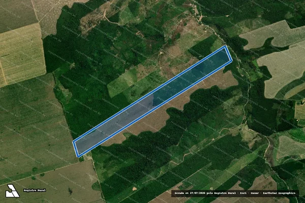 Imagem de satélite de BREJO PARIONAL - LOTE 33 em Santa Luzia - MA