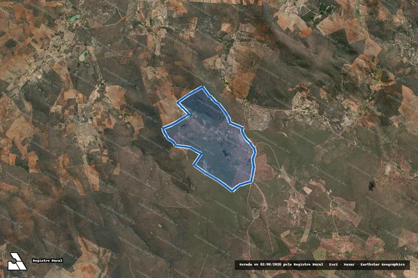 Imagem de satélite de Fazenda Lagoa do Buraco - Gleba 3 em Brumado - BA