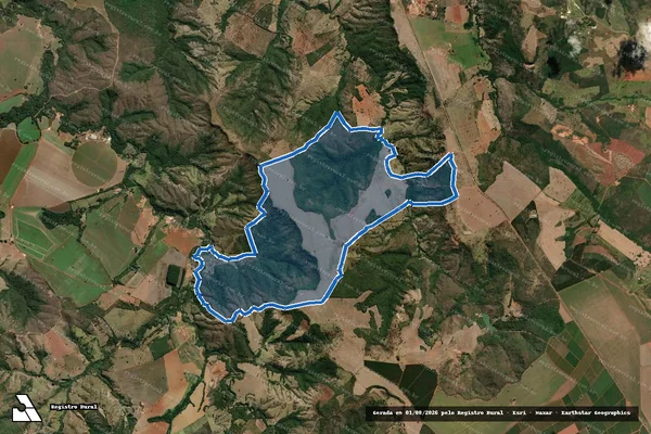 Imagem de satélite de FAZENDA ARCOS ? LUGAR MANDIOCA E SOLAPÃO - 001 em Coromandel - MG