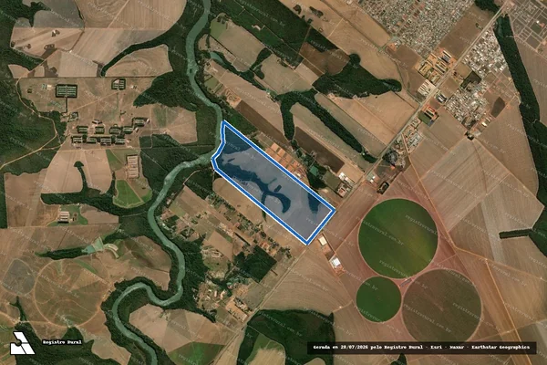 Imagem de satélite de FAZENDA BORDIGNON em Sorriso - MT