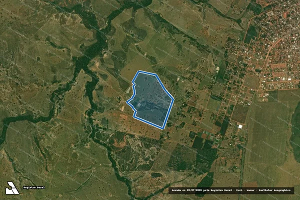 Imagem de satélite de Fazenda São José - 02 em Jardim - MS