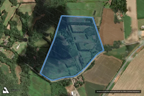 Imagem de satélite de CHACARA STA CLARA MAT. 7680 - Parcela 1 em Araucária - PR