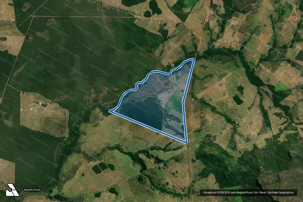 Imagem de satélite de Fazenda Monte Castelo 3 - - em Pontes e Lacerda - MT