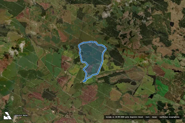 Imagem de satélite de Fazenda Retiro Alegre em Joaçaba - SC