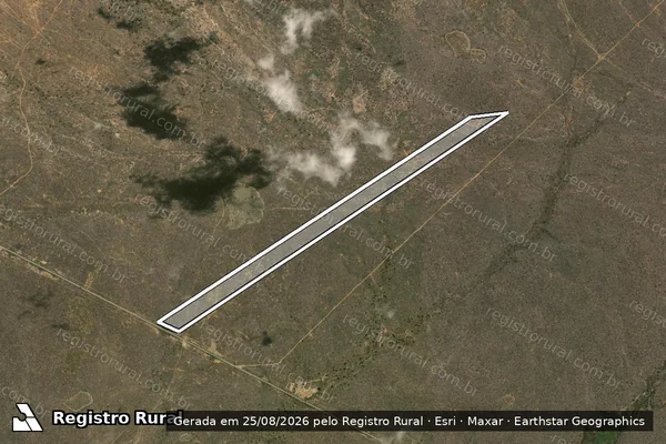 Imagem de satélite de FAZENDA IBÓ SÍTIO VARZEA DAS PAREIAS LOTE-726 - Parte 1 em Belém do São Francisco - PE