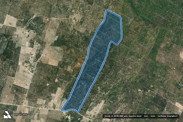 Imagem de satélite de Fazenda Novo Horizonte - Parte 1 em Pão de Açúcar - AL