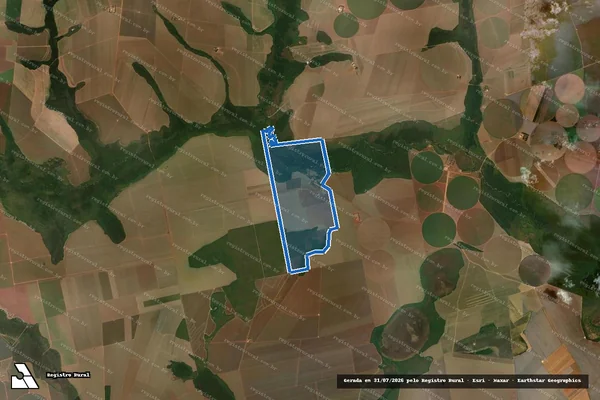 Imagem de satélite de Fazenda Iberê I-A - 03 em Primavera do Leste - MT