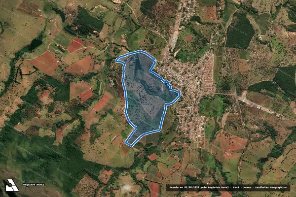 Imagem de satélite de Fazenda São Joanico - Fazenda São Joanico em Pequi - MG
