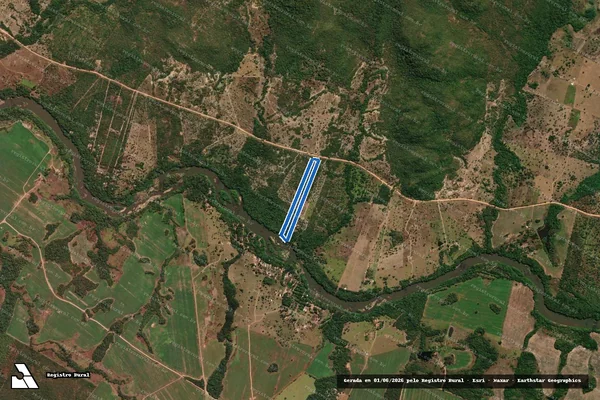 Imagem de satélite de FAZENDA SAO JOSE DA AGUA LIMPA - Gleba 02 em Fazenda Nova - GO