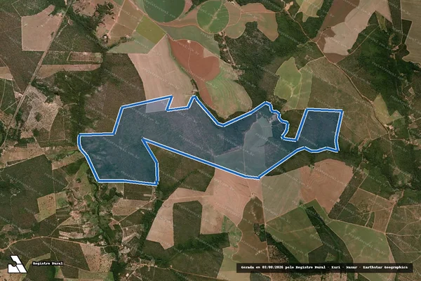Imagem de satélite de FAZENDA BOA ESPERANÇA, BOM LUGAR E GLEBA CEROULA em Balsas - MA