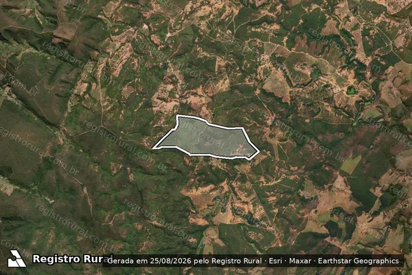Imagem de satélite de FAZENDA LAGOINHA - Parte 1 em Salinas - MG