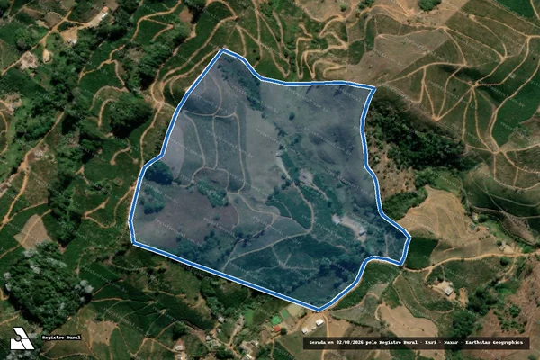 Imagem de satélite de Sítio Santa Clara - G1 em Iúna - ES