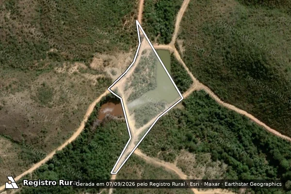 Imagem de satélite de FAZENDA CANÔAS - GLEBA A1 - GLEBA 136 em Montes Claros - MG