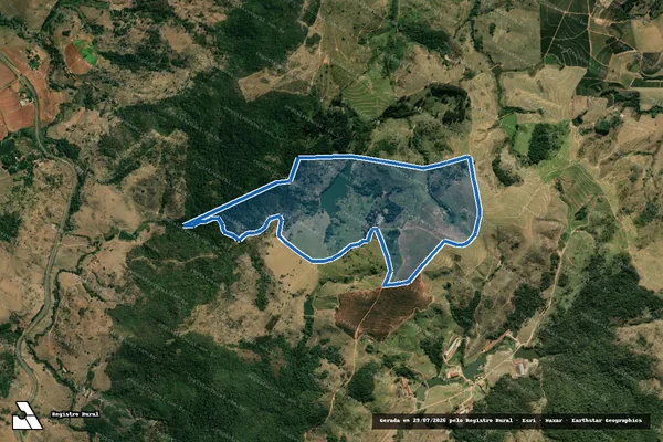 Imagem de satélite de Fazenda Boa Esperança em São José do Rio Pardo - SP