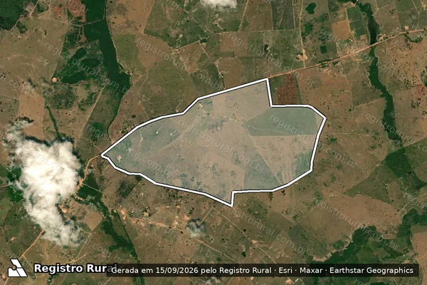 Imagem de satélite de FAZENDA S. C. DE JESUS em Senador La Rocque - MA