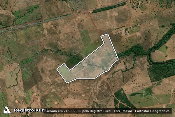 Imagem de satélite de RANCHO DUARTE - PARTE 1 em Porto Franco - MA