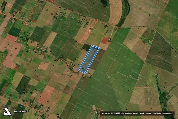 Imagem de satélite de Projeto de Assentamento Floresta Branca - LOTE 32 em Eldorado - MS