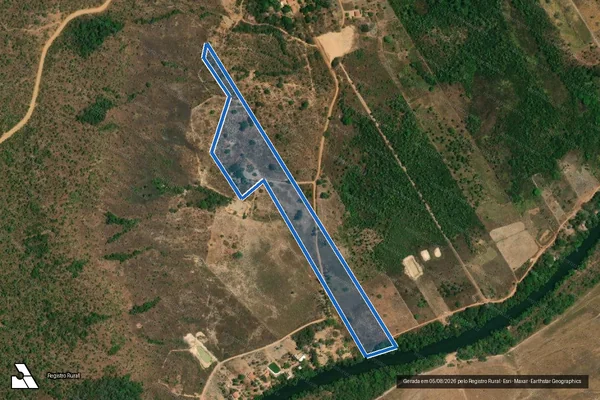 Imagem de satélite de FAZENDA SANTA LUZIA  - PARTE 19 em Balsas - MA