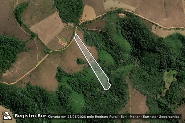 Imagem de satélite de FAZENDA DO SÍTIO - Gleba 03 em Lima Duarte - MG