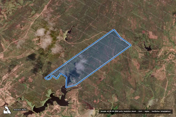 Imagem de satélite de Fazenda Sao Joaquim - Parte 1 em Itatira - CE