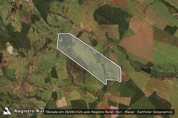 Imagem de satélite de FAZENDA NOVA AURORA - Parcela 1 em Nerópolis - GO