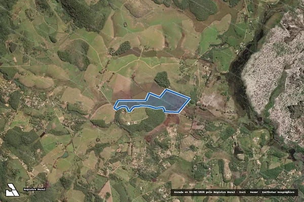 Imagem de satélite de FAZENDA TRABEL - MAT. 71425 em Guarapari - ES