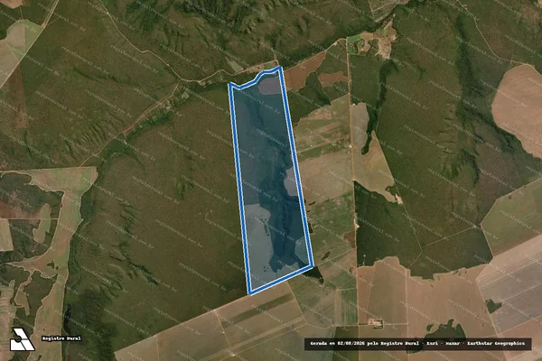 Imagem de satélite de PARTE DA GLEBA LIMPEZA, DATA SÃO JOSÉ - 001 em Tasso Fragoso - MA