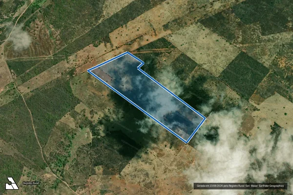 Imagem de satélite de FAZENDA VENEZA - ÁREA DESMEMBRADA 2/2 em Serra Talhada - PE