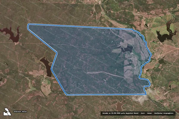 Imagem de satélite de Fazenda Camarão - Parte 1 em Quixeramobim - CE