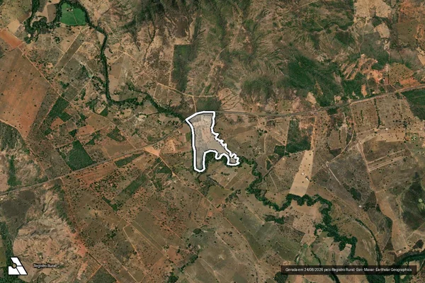 Imagem de satélite de FAZENDA PERNAMBUCO - 001 em Buritis - MG