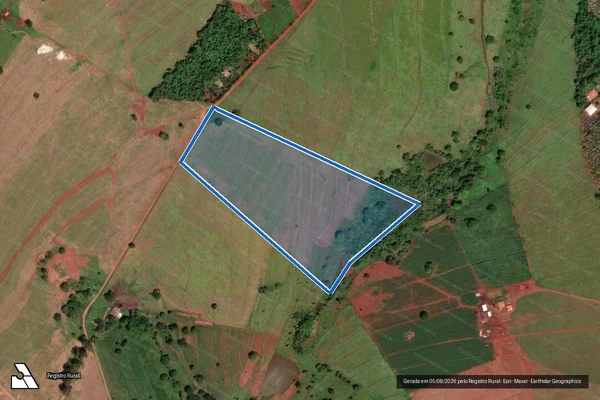 Imagem de satélite de FAZENDA TENDA, OLHOS D  ÁGUA E MARIMBONDO, LUGAR DENOMINADO CÓRREGO DA VAZANTE, BARREIRO E CÓRREGO DO CANDINHO GLEBA 2 - GLEBA A em Uberlândia - MG