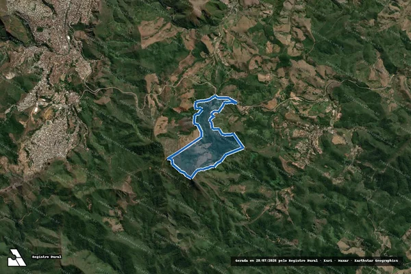 Imagem de satélite de Fazenda Recanto Paraíso - Parte 1 em Mariana - MG